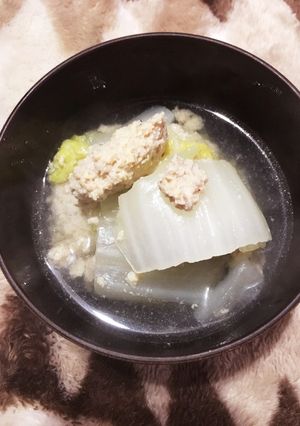 鶏の肉団子鍋-レシピのメイン写真