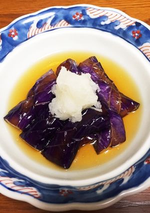 京野菜 伏見ひも茄子の揚げ浸し-レシピのメイン写真