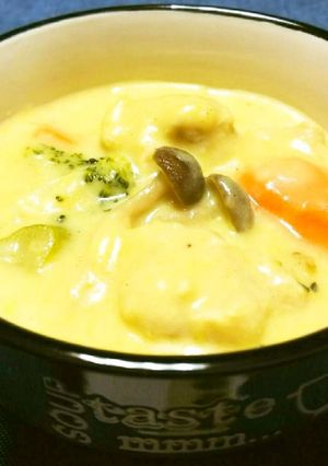 カレー風味♡柔らかミートボールシチュー-レシピのメイン写真