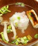 簡単！しめじと焼きネギのお吸い物
