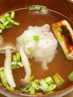 簡単!しめじと焼きネギのお吸い物-レシピのメイン写真