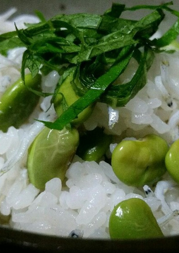 超簡単枝豆(冷凍茶豆)としらすの混ぜご飯-レシピのメイン写真
