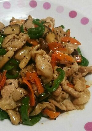 豚モモ肉のカレー炒め-レシピのメイン写真