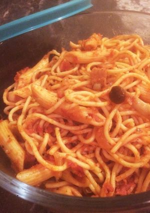 簡単☆ベーコンとしめじのトマトパスタ-レシピのメイン写真