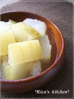 ダイエットに♪冬瓜の蜂蜜煮-レシピのメイン写真
