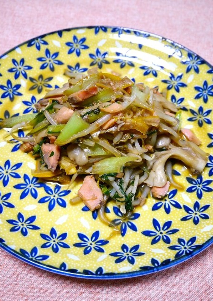 簡単！銀鮭ともやしの檸檬バター醤油炒め-レシピのメイン写真