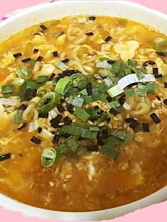 「辛ラーメン アレンジ(酸辣湯風)」-レシピのメイン写真