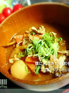 僕にもできた【豚汁】-レシピのメイン写真