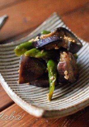 もう一品に♪茄子としし唐の醤油麹炒め-レシピのメイン写真