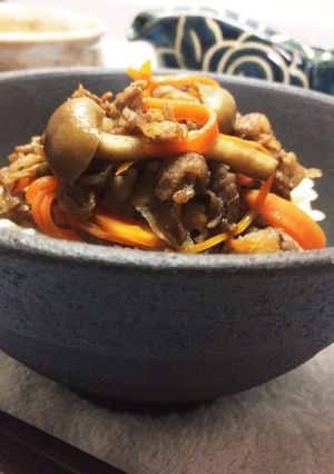 息子が喜んだ!牛飯☆☆おかわり〜-レシピのメイン写真