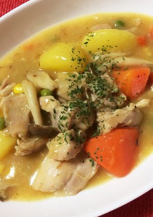 鶏肉としめじのシチュー❤-レシピのメイン写真