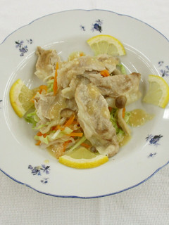 豚肉と野菜のレモンみそドレッシング-レシピのメイン写真