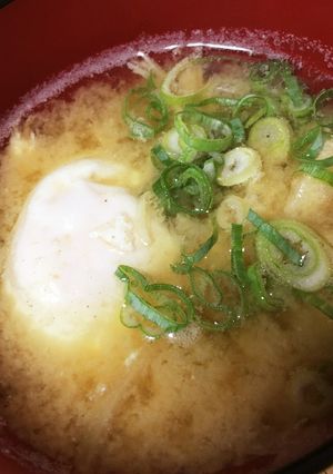 卵 in お味噌汁❤-レシピのメイン写真