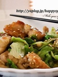 鶏もも肉&レタス☆中華炒め-レシピのメイン写真