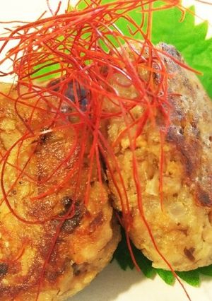 サバ水煮缶でハンバーグ-レシピのメイン写真