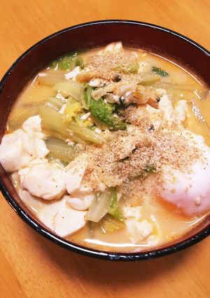 辛ラーメン スンドゥブ風(豆乳味)-レシピのメイン写真