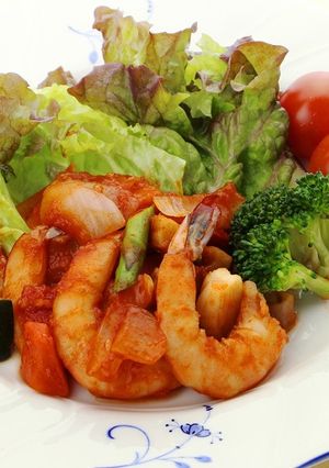辛くない!!エビチリ たっぷり野菜-レシピのメイン写真
