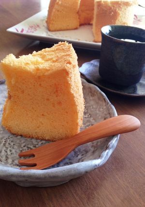 グルテンフリー♬ふわふわシフォンケーキ-レシピのメイン写真