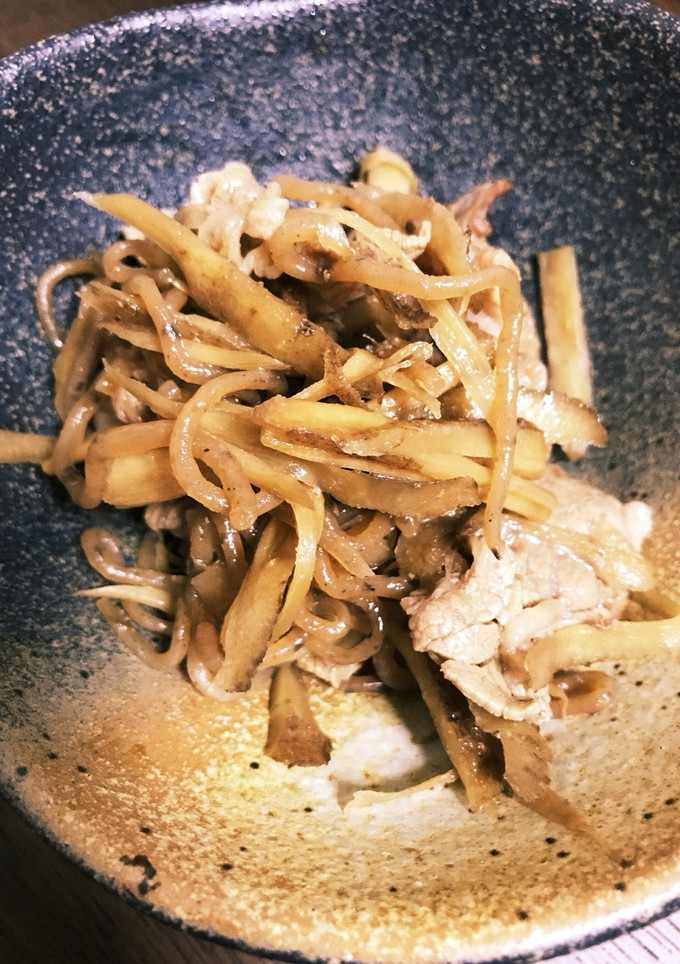 牛肉とごぼうとしらたきの甘辛煮-レシピのメイン写真