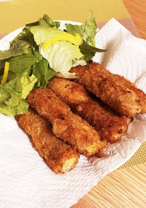 薄切り肉と高野豆腐で☆スティックとんかつ-レシピのメイン写真