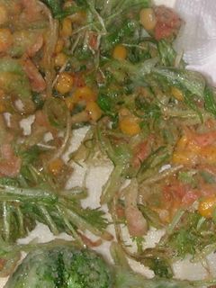 水菜&コーン&長ネギ&干し海老のかき揚げ-レシピのメイン写真