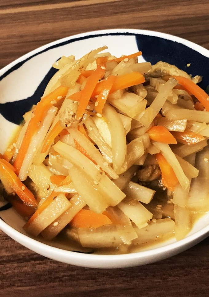簡単おかず☆大根の皮の炒め煮-レシピのメイン写真