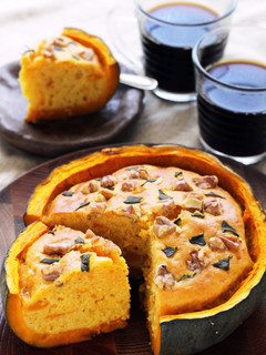 かぼちゃ好きが作るまるごとかぼちゃケーキ-レシピのメイン写真