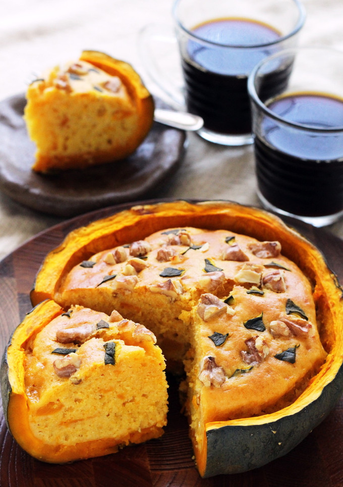 かぼちゃ好きが作るまるごとかぼちゃケーキ-レシピのメイン写真