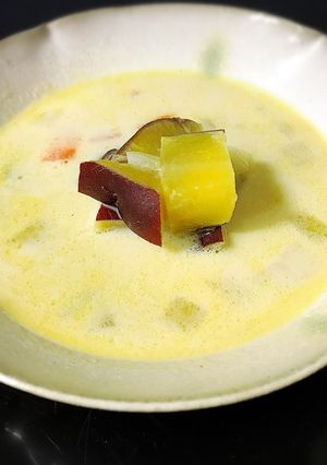 さつまいもの豆乳スープ-レシピのメイン写真