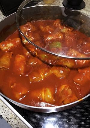 手ぬき ロールキャベツ！トマトカレー味-レシピのメイン写真