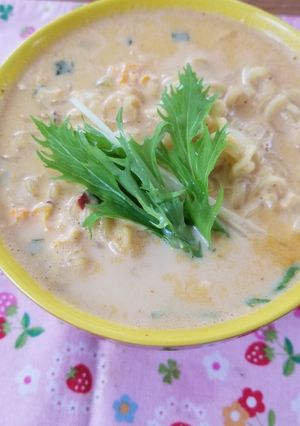 ミルク辛ラーメン-レシピのメイン写真