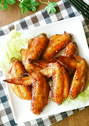 照り照り♪手羽先のオーブン焼き-レシピのメイン写真