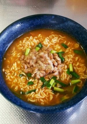 にら&納豆☆辛ラーメン-レシピのメイン写真