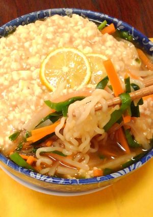 辛旨酸っぱ！ヘルシーあんかけ辛ラーメン-レシピのメイン写真