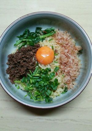 辛ラーメンで簡単台湾まぜそば-レシピのメイン写真