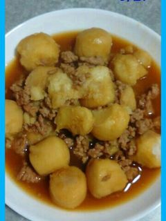 ◆家庭料理の定番里芋のそぼろ煮◆-レシピのメイン写真