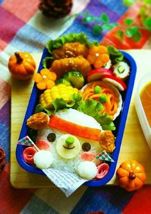 ワンコおにぎりで♡運動会応援弁当-レシピのメイン写真