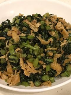 大根の葉と油揚げ、鰹節の甘辛炒め!-レシピのメイン写真