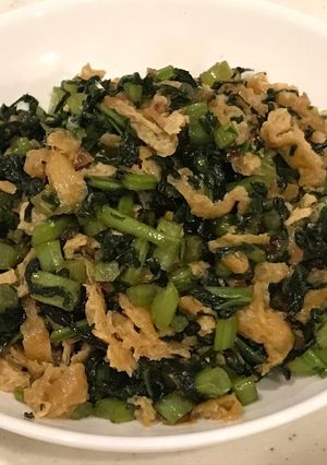 大根の葉と油揚げ、鰹節の甘辛炒め！-レシピのメイン写真