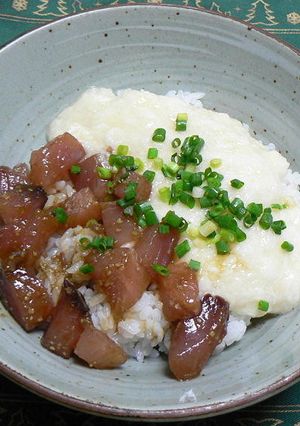 漬けマグロの山かけ丼-レシピのメイン写真