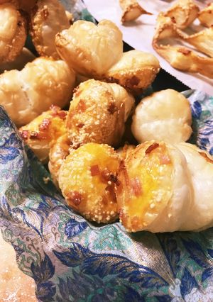簡単☆おつまみ ベーコンチーズパイ-レシピのメイン写真