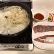 こんぶ茶の出汁で食べる、ぶりしゃぶ!