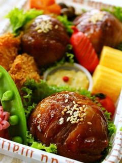 ガッツリ!!肉巻きおにぎり-レシピのメイン写真