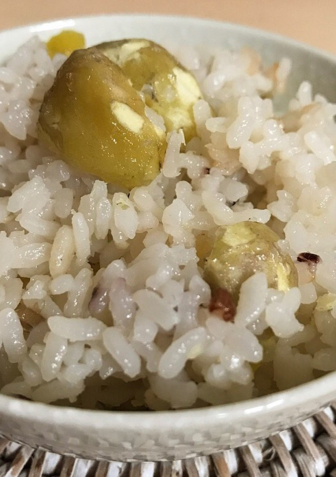 簡単✤混ぜて炊くだけ栗ご飯♫-レシピのメイン写真