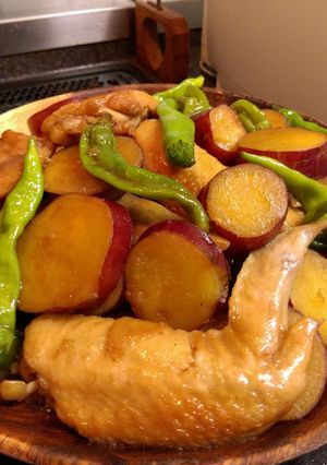 鶏手羽先とさつまいものメープルシロップ煮-レシピのメイン写真