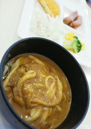 裏メニュー？「ココスの朝食カレーうどん」-レシピのメイン写真