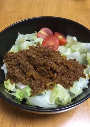 カレールウでタコライス-レシピのメイン写真