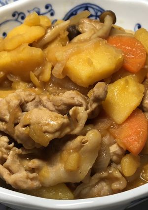 フライパンで炒め煮肉じゃが-レシピのメイン写真