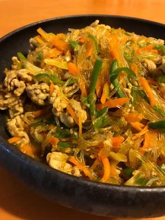 春雨と豚肉のカレー炒め-レシピのメイン写真