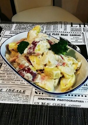 新さつまいものサワークリーム煮-レシピのメイン写真